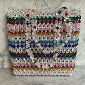 Colorful Beaded Handbag